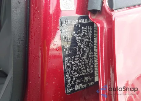 2013 Nissan Juke S from USA, damaged, VIN JN8AF5MV0DT212539